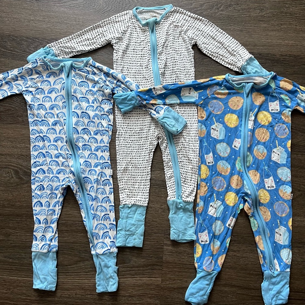 Little Sleepies - 3 to 6 Month Boy Bamboo Bundle